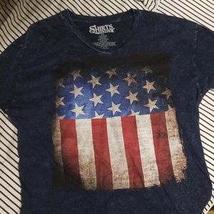 USA Flag Shirt Size Medium